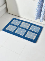 Next Showerdrape Blue Fiore Floral Bath Mat- Buy online at McGrocer