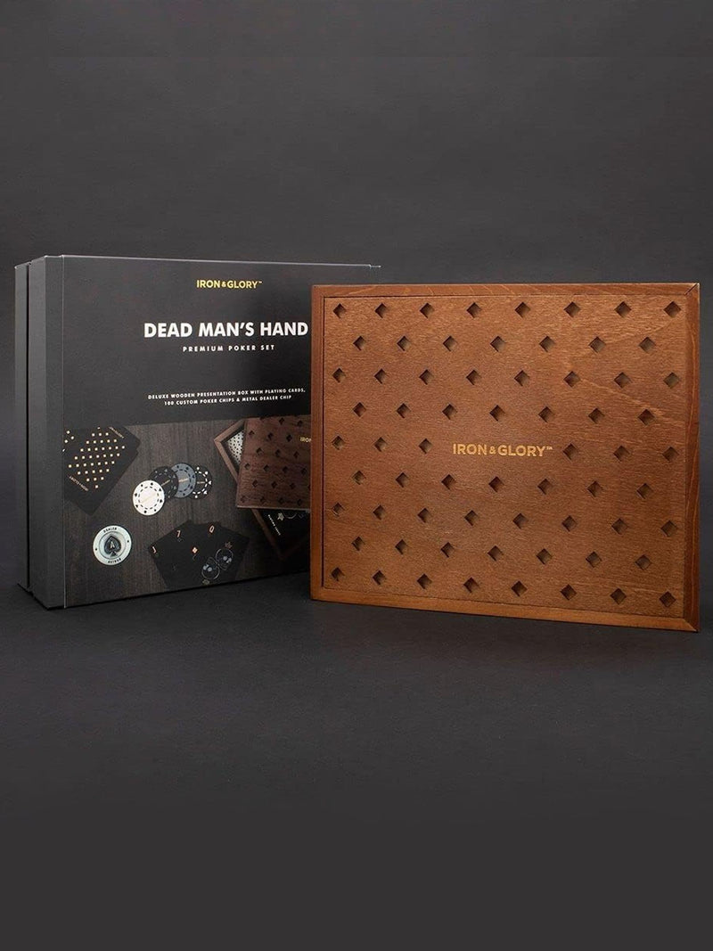 Suck UK Dead Man's Hand deluxe poker set (British brand)