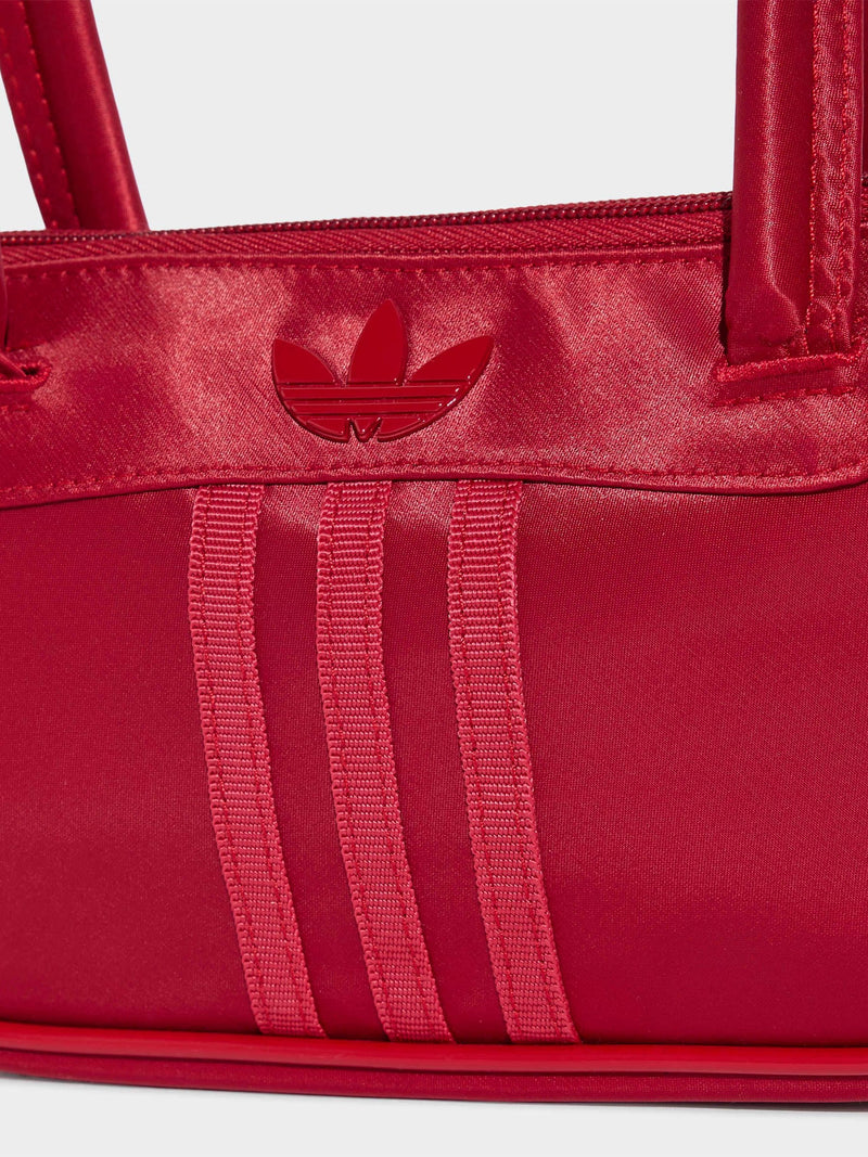adidas Originals red bowling bag with glossy finish (British brand)