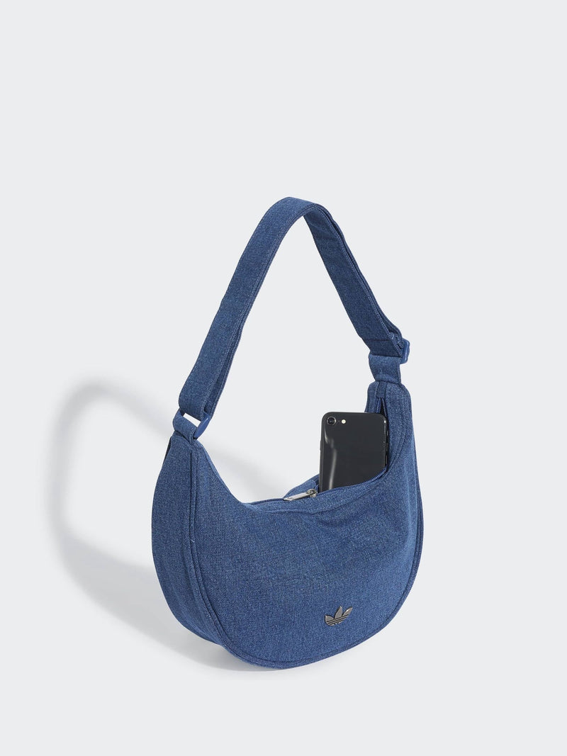 adidas Originals Blue Adicolour Half Crescent bag (British brand)