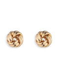 Lauren Ralph Lauren gold tone knot stud earrings - British product