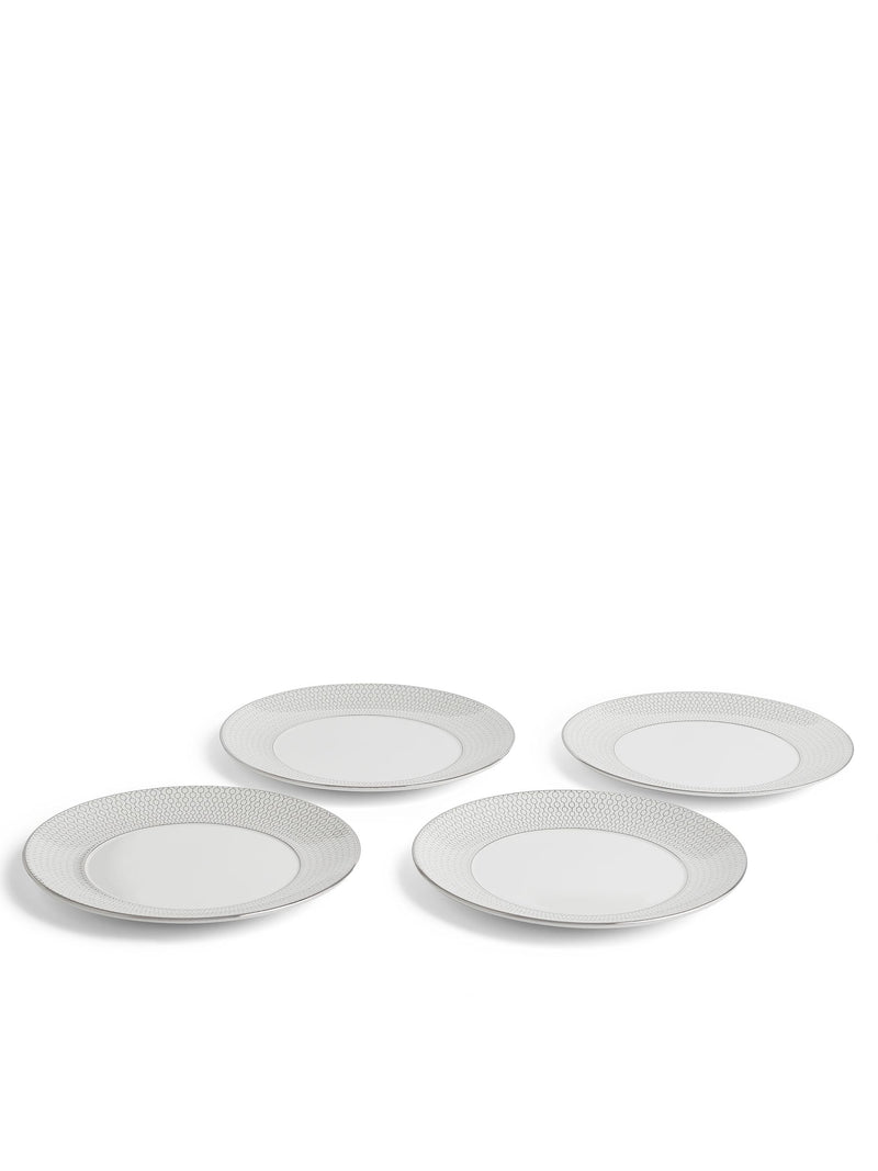 Wedgwood Gio Platinum dinnerware set 12 piece, UK version