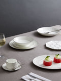 Wedgwood Gio Platinum dinnerware set 12 piece, UK version