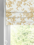 Laura Ashley made to measure yellow floral roman blind - British product