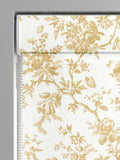 Laura Ashley made to measure yellow floral roman blind - British product