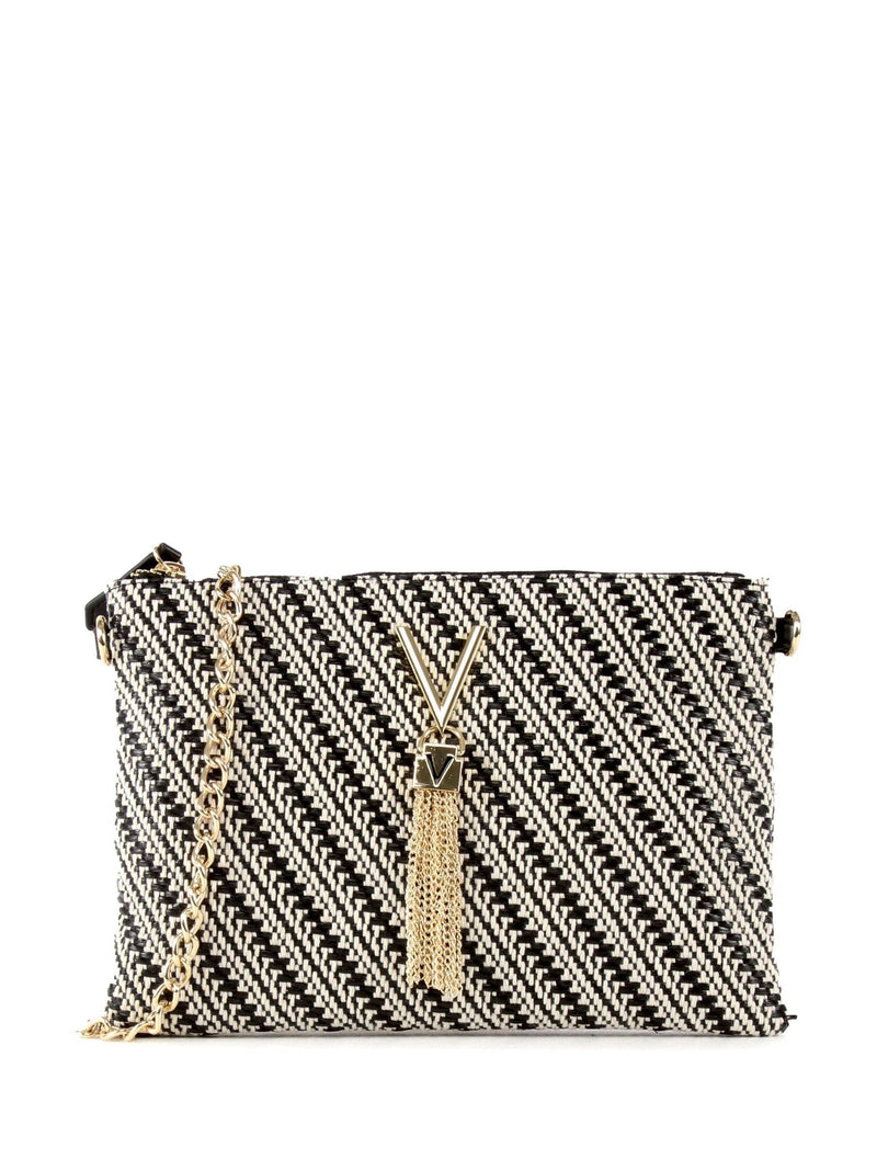 Valentino Black Divina Summer Pochette clutch bag 18cm (British brand)