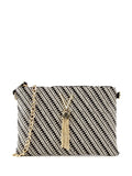 Valentino Black Divina Summer Pochette clutch bag 18cm (British brand)