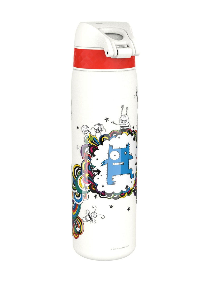 Ion8 White Monsters stainless steel water bottle 600ml (British brand)