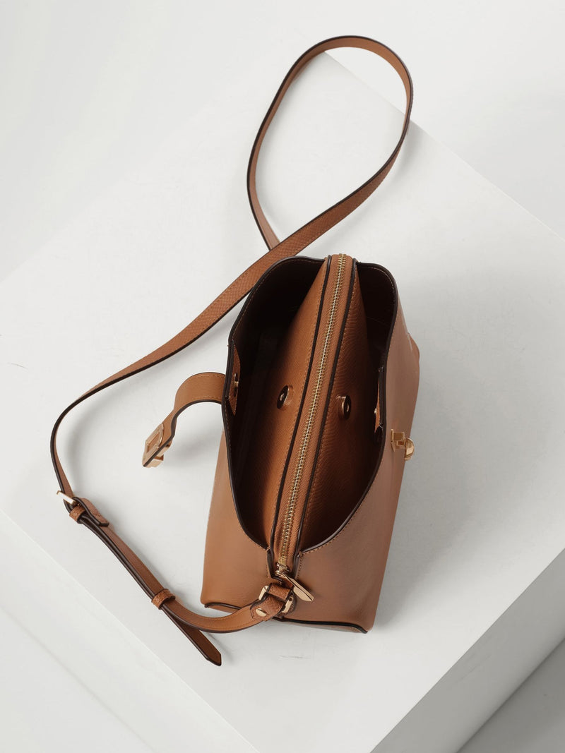 Luella Grey black Margy cross-body bag 30cm - British product