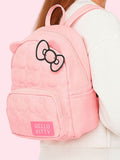 Hello Kitty backpack with 3D ears and bow, imported from the UK