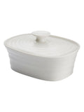 Sophie Conran white porcelain covered butter dish - British product