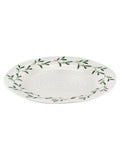 Sophie Conran for Portmeirion white mistletoe dinner plates set of 4 (British brand)