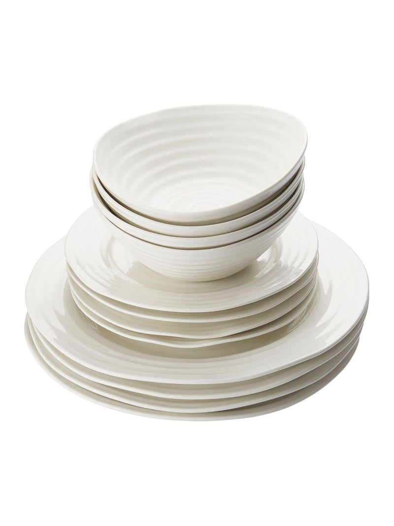 Sophie Conran white porcelain dinnerware set 12 piece - British product