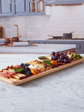 Farberware bamboo platter with clear lid, imported from the UK