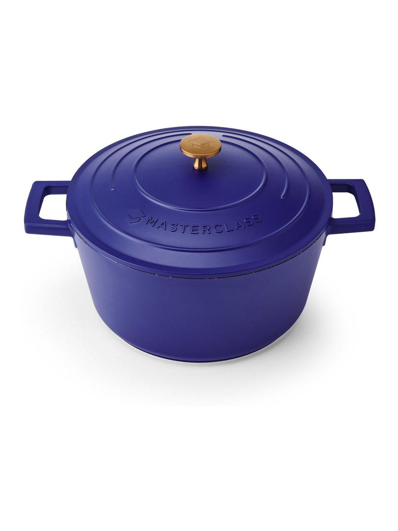 MasterClass blue casserole dish 4L (British brand)