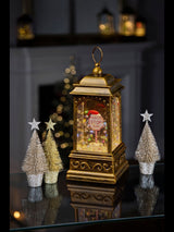 Next Premier Decorations Ltd Santa Stop Here Snowflake Christmas Lantern 21cm- Buy online at McGrocer