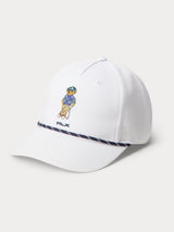 Next Ralph Lauren White RLX Bear Cap 22.5-Inch- Buy online at McGrocer