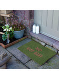 Artsy Mats Brown No Riff Raff doormat 60x40cm - British product