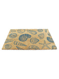 Artsy Mats Brown Shells doormat 60x40cm, UK version