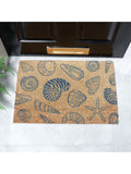 Artsy Mats Brown Shells doormat 60x40cm, UK version