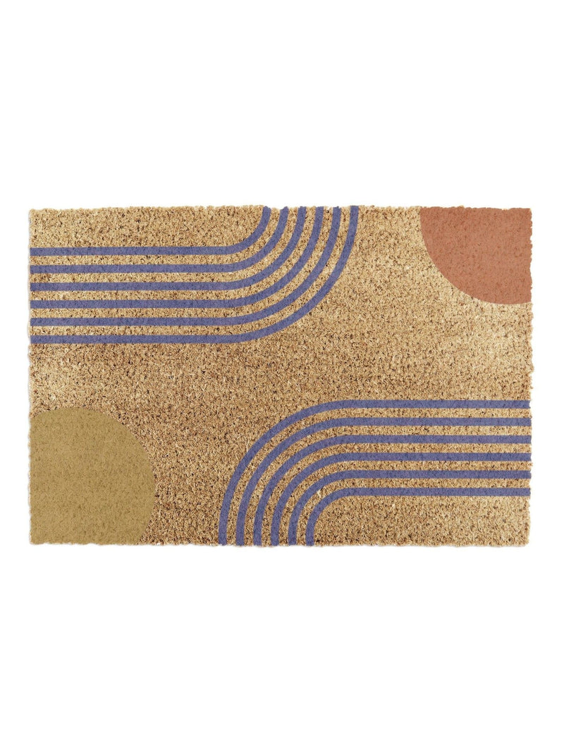 Artsy Mats abstract doormat brown colour 60x40cm - British product
