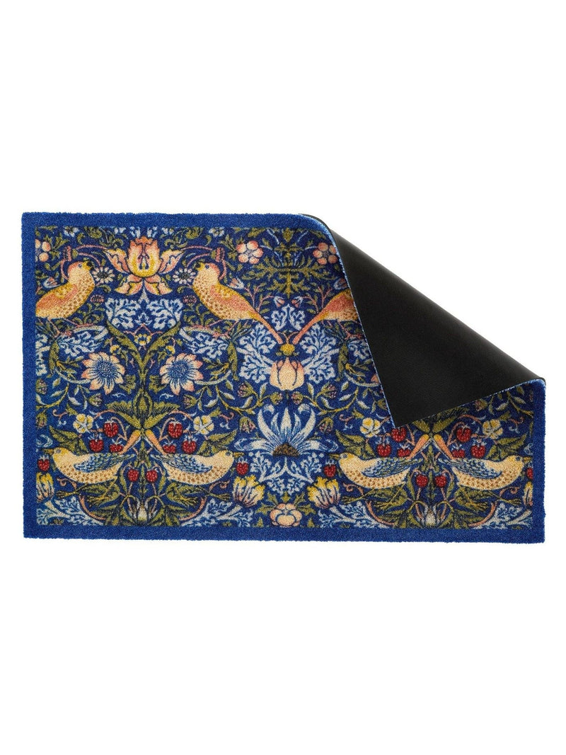 Artsy Mats William Morris Strawberry Thief Blue doormat 60x40 cm - British product