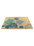 Artsy Mats brown coral and shells doormat 60x40cm (British brand)