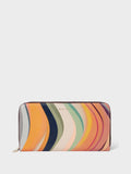PS Paul Smith Orange Signature Swirl leather purse (British brand)