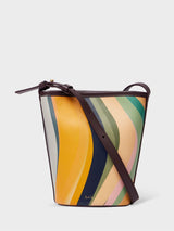 Next PS Paul Smith Orange Signature Swirl Mini Bucket Bag- Buy online at McGrocer