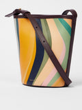 PS Paul Smith orange swirl mini bucket bag, imported from the UK