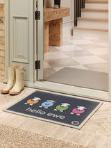 Next Hug Rug Hello Ewe Navy Outdoor Mat 50x75cm / 60x80cm- Buy online at McGrocer