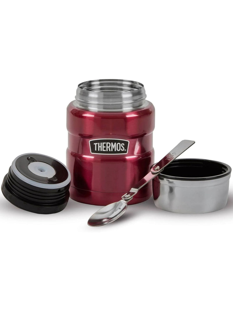 Thermos Raspberry Stainless King food flask 470ml, UK version