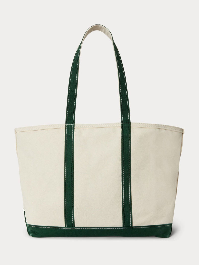 Polo Ralph Lauren cream Big Pony canvas tote bag - British product