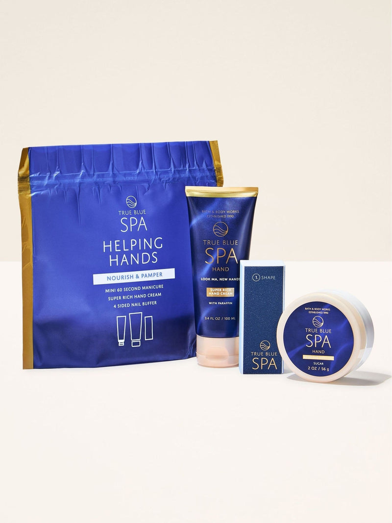 Bath & Body Works True Blue hand care gift set (British brand)