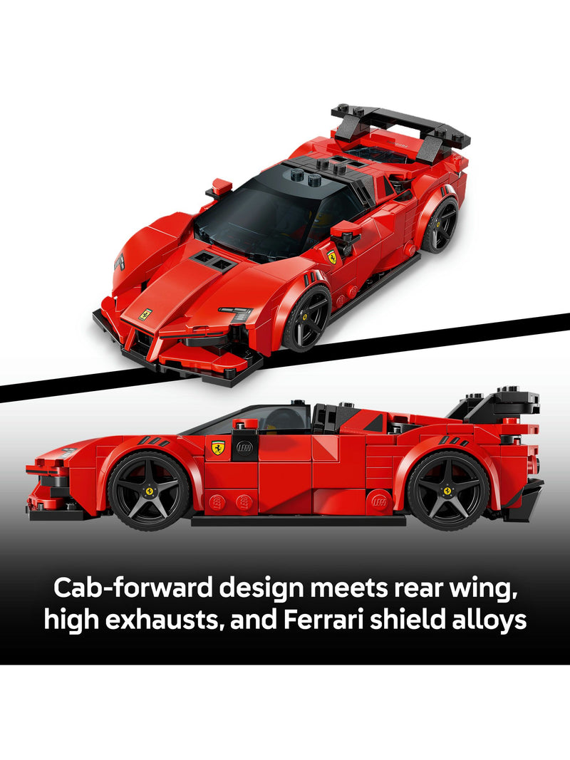 LEGO Ferrari SF90 XX Stradale sports car building set (British brand)