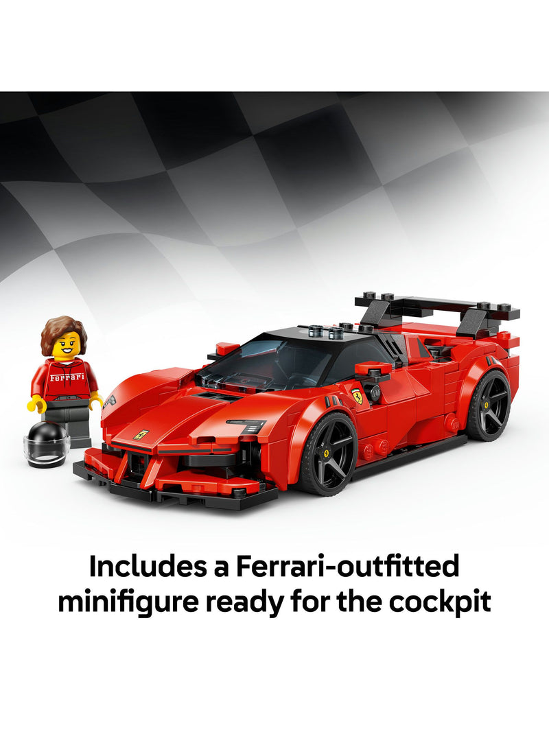 LEGO Ferrari SF90 XX Stradale sports car building set (British brand)