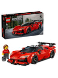 LEGO Ferrari SF90 XX Stradale sports car building set (British brand)