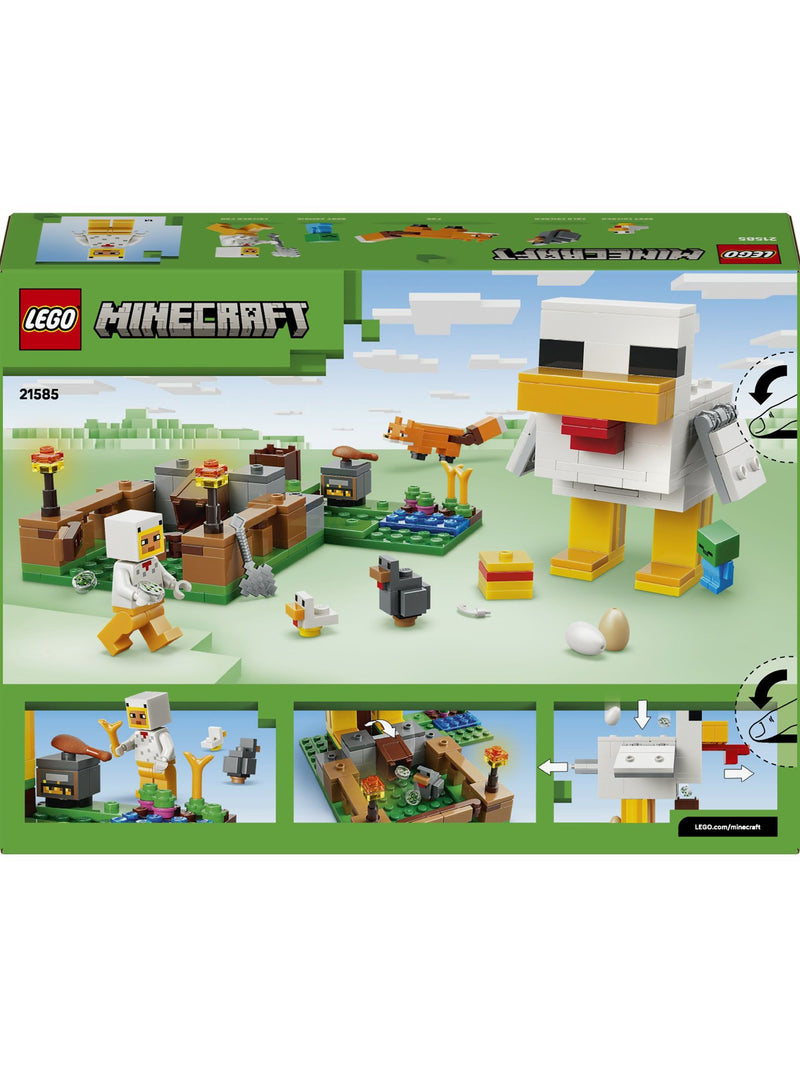 LEGO Minecraft Chicken Farm building toy set, UK version