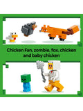 LEGO Minecraft Chicken Farm building toy set, UK version