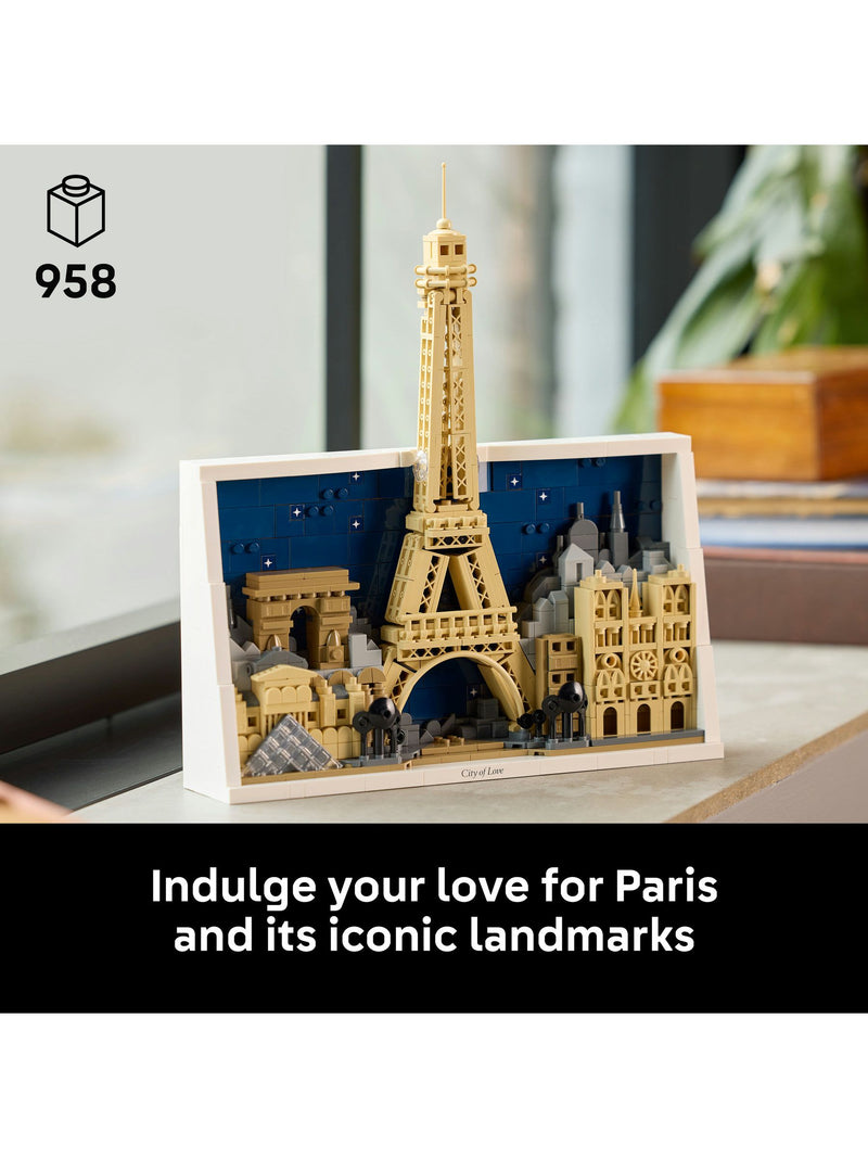 LEGO Architecture Paris City of Love building set 21064 (British brand)