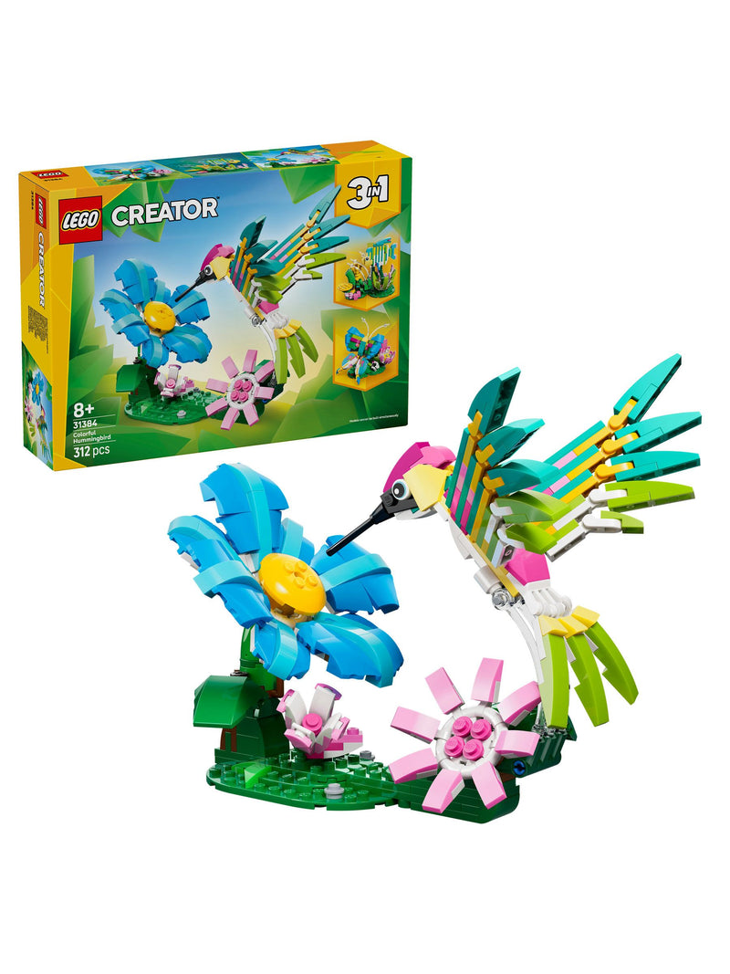 LEGO 3in1 Hummingbird building toy, imported from the UK