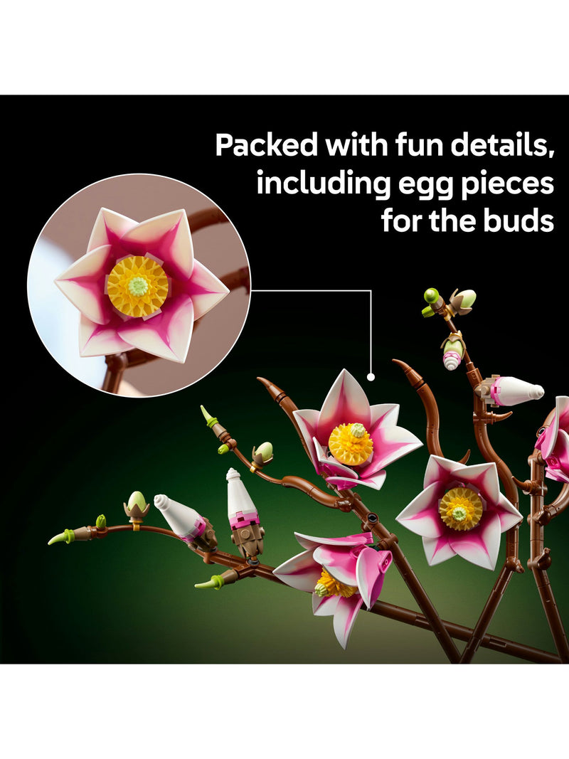 LEGO Botanicals magnolia branches building set - British product