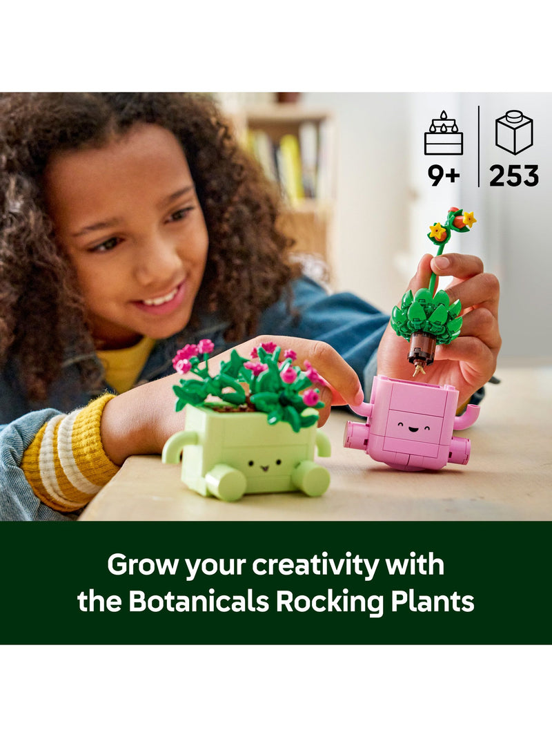 LEGO Botanicals Rocking Plants artificial flower building set, imported from the UK