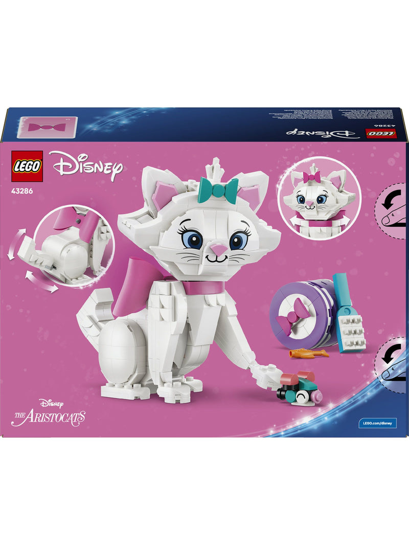 LEGO Disney Marie cat building toy with pink bow and accessories (British brand)