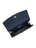 Ravel blue chain strap clutch bag, imported from the UK