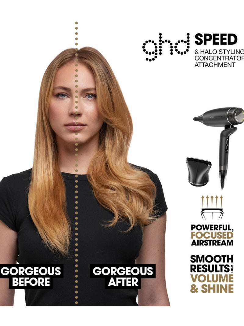 ghd Speed Hairdryer black - British product