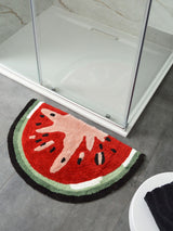 Next Mooky Mats Red Lemon Slice Semi Circle Bath Mat 50x80cm- Buy online at McGrocer