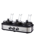 Morphy Richards TrioServe three pot slow cooker 3.9L - British product