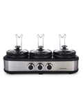 Morphy Richards TrioServe three pot slow cooker 3.9L - British product