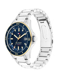Tommy Hilfiger silver tone stainless steel bracelet watch 43mm, UK version